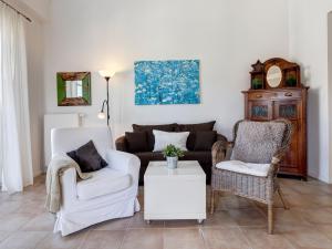 Posezení v ubytování Residenz am Balmer See - BS 25 mit Wellnessbereich