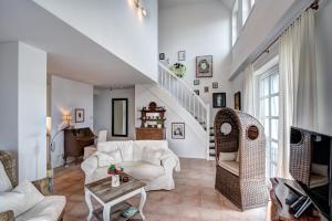 Χώρος καθιστικού στο Residenz am Balmer See - BS 26 mit Wellnessbereich