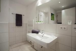 Phòng tắm tại Residenz am Balmer See - BS 47 mit Wellnessbereich