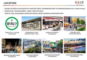 Certifikát, hodnocení, plakát nebo jiný dokument vystavený v ubytování Fb Tailored Service Home Near Hongik Univ Station