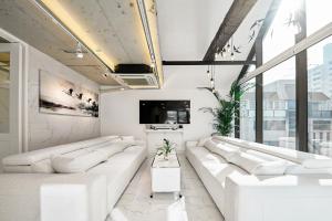 TV a/nebo společenská místnost v ubytování Fb Tailored Service Home Near Hongik Univ Station