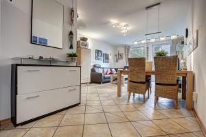 Kuchyň nebo kuchyňský kout v ubytování Ostseeresidenz Gorki- Park - 13 mit Wellness und Schwimmbad