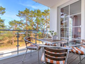 Μπαλκόνι ή βεράντα στο Ostseeresidenz Gorki- Park - 10 mit Wellness und Schwimmbad