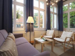 Χώρος καθιστικού στο Villa Bismarckshöhe Wohnung Wanda