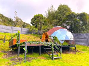 Zahrada ubytování Laguna Glamping