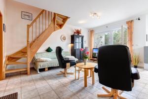 Posezení v ubytování Ferienwohnung Jannek