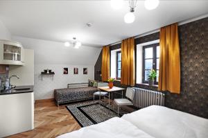Voodi või voodid majutusasutuse Authentic Apartment hotel toas