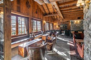 Χώρος καθιστικού στο Hotel Breithorn