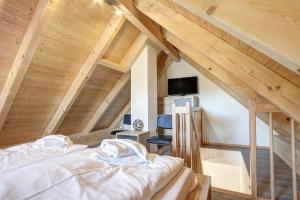 Postel nebo postele na pokoji v ubytování Haus Störtebeker
