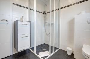 Koupelna v ubytování Haus Störtebeker