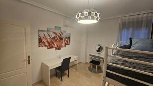 Postel nebo postele na pokoji v ubytování Fabuloso Apartamento