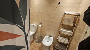 Koupelna v ubytování Fabuloso Apartamento