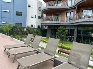 Μπαλκόνι ή βεράντα στο Studio,atMirage