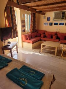 Zona de estar de Charming Studio in Downtown El Gouna