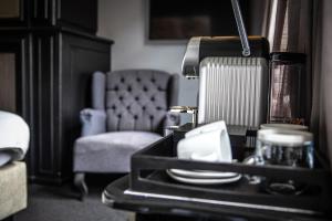 Posezení v ubytování B&B 't Poorthuys