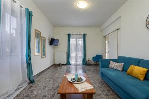 A seating area at Vasiliki house