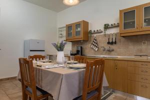 A kitchen or kitchenette at Vasiliki house