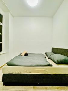 Posteľ alebo postele v izbe v ubytovaní Amazing 2BR Apartment Near Praterstern