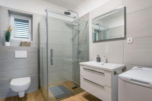 Koupelna v ubytování Villa Bajadera