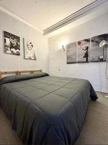 a bedroom with a large bed in a room at Apartamento Plaza de los naranjos in Marbella