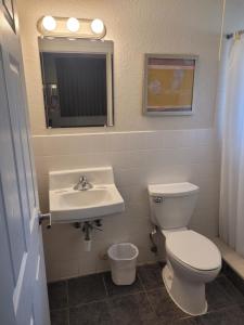 Koupelna v ubytování Queens Lodge Motel + 12 fotografií