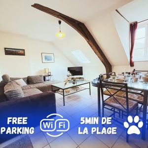 Posedenie v ubytovaní Superbe duplex en résidence