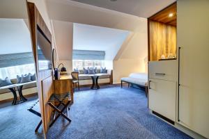 Postel nebo postele na pokoji v ubytování Radisson Blu Hotel, Durham