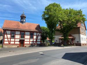 Das Gebäude in dem sich die Ferienwohnung befindet