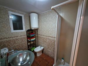 A bathroom at Apartamento Centro de Toledo