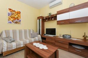 Televízia a/alebo spoločenská miestnosť v ubytovaní Apartment Kolt