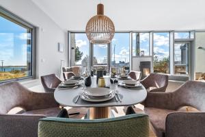 Χώρος καθιστικού στο Ostsee - Reetdachhaus Nr 45 "Graswarder" im Strand Resort