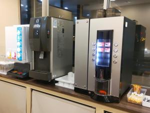 a kitchen with two microwaves on a counter at PREMIUM TOJI - Vacation STAY 28868v in Kyoto