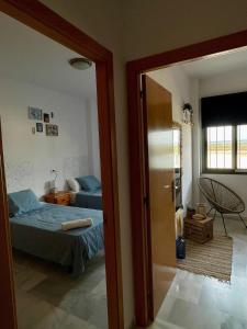 Postel nebo postele na pokoji v ubytování Apartamento en Barbate