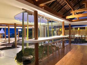 Restaurace v ubytování Wojia我家