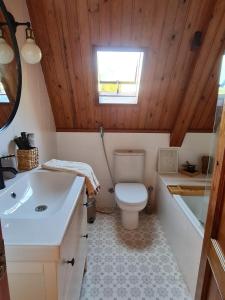 Koupelna v ubytování Villa cascada