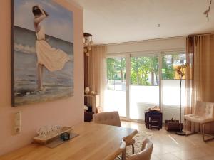 Χώρος καθιστικού στο Darssurlaub App 5