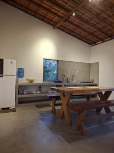 Kuchyň nebo kuchyňský kout v ubytování Casa Ninho
