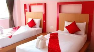 Katil atau katil-katil dalam bilik di Krabi Serene Loft
