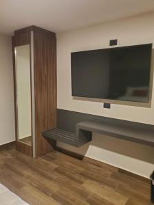 TV a/nebo společenská místnost v ubytování Hotel Granada