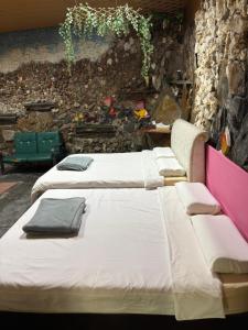 Uma área de estar em Wutai Dream-house
