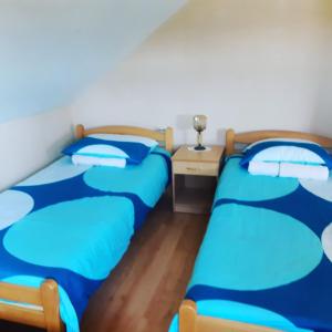 Postel nebo postele na pokoji v ubytování VILA NATALIJA APARTMANI