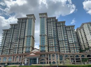 Bygningen som lejligheden ligger i