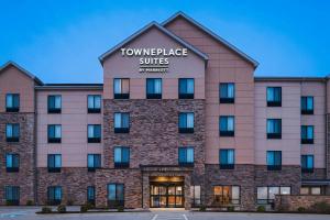 a rendering of the front of a hotel at TownePlace Suites by Marriott Ames in Ames