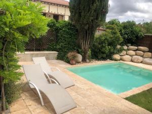 Πισίνα στο ή κοντά στο La Casita del Ciprés - Encantadora casa para 7 con Piscina y jardín privado