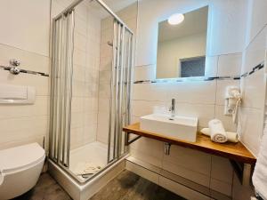 Koupelna v ubytování Lexow - Hotel an de Havenkant