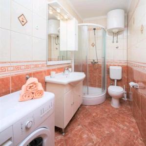 Kúpeľňa v ubytovaní Apartman Dalibor, Stanići - Omiš