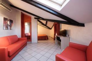Posezení v ubytování Hotel Villa Glicini