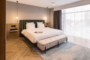 Postel nebo postele na pokoji v ubytování Mercure Sofia City