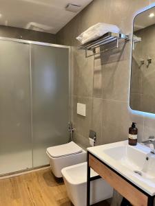 Koupelna v ubytování Bianca Guesthouse