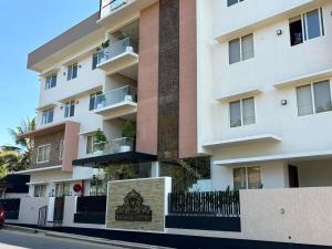 Budova, kde se aparthotel nachází